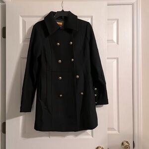 *Women’s black Pea Coat, size M